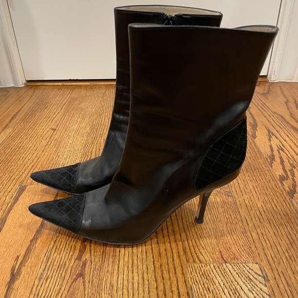 Michael Kors high heel leather booties - Picture 2 of 4
